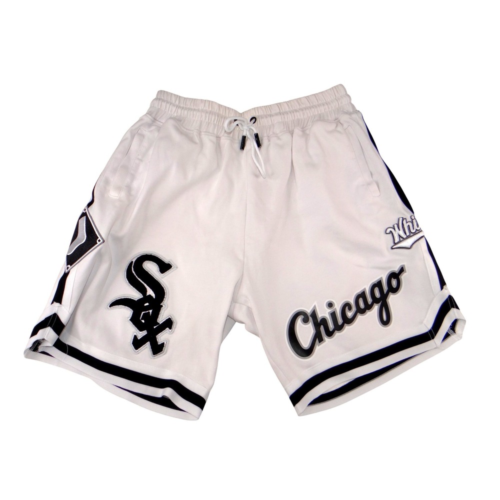 Pro‎ Standard Chicago White Sox Men XL White Black Mesh Athletic Shorts MLB
